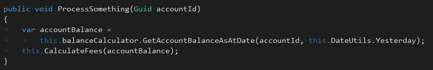 Code in IDE, implicit generic parameter type